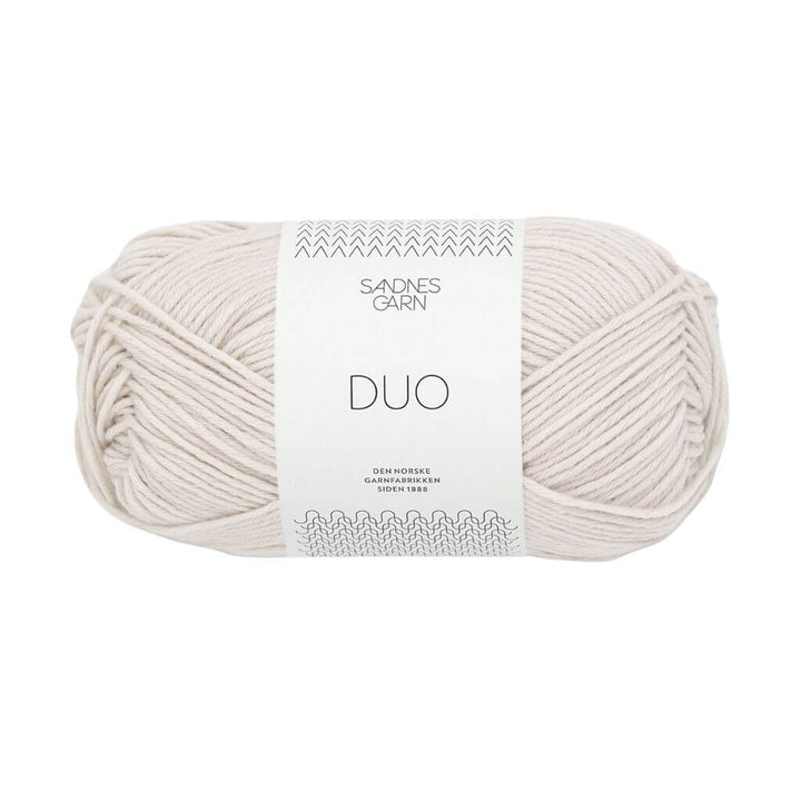 Sandnes Garn Duo, Farbe 1015 Kitt – Baumwolle und Merino bei Lieblingsgarn