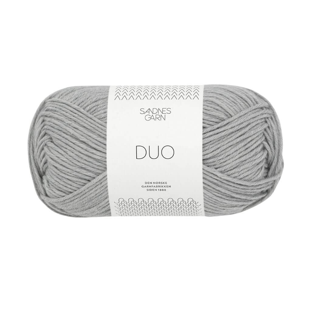 Sandnes Garn Duo, Farbe 6030 Lys Grå – Baumwolle und Merino bei Lieblingsgarn
