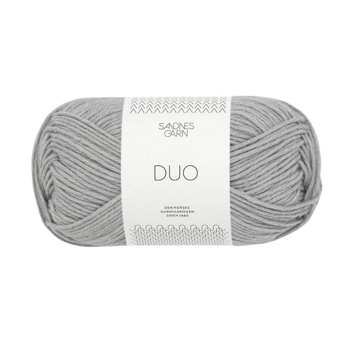 Sandnes Garn Duo, Farbe 6030 Lys Grå – Baumwolle und Merino bei Lieblingsgarn