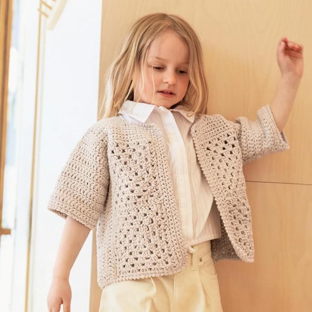 Sandnes Garn Pattern Kinder Jacke Julie Häkelanleitung - Sandnes Garn (Heft) bei bei bei bei Lieblingsgarn