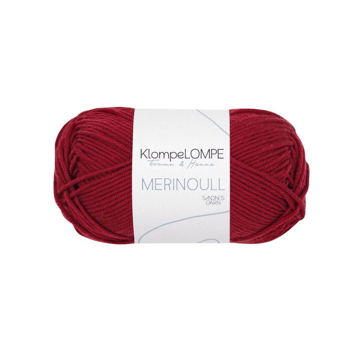 Sandnes Garn KlompeLOMPE Merinoull, Farbe 4236 Dyp Julerød – Merino bei Lieblingsgarn