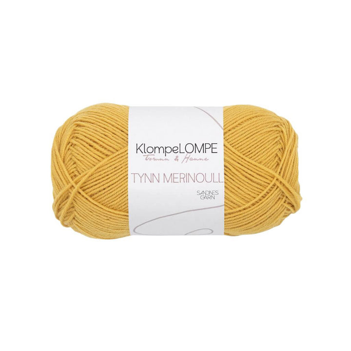 Sandnes Garn KlompeLOMPE Tynn Merinoull, Farbe 2025 maisgul – Merino bei Lieblingsgarn