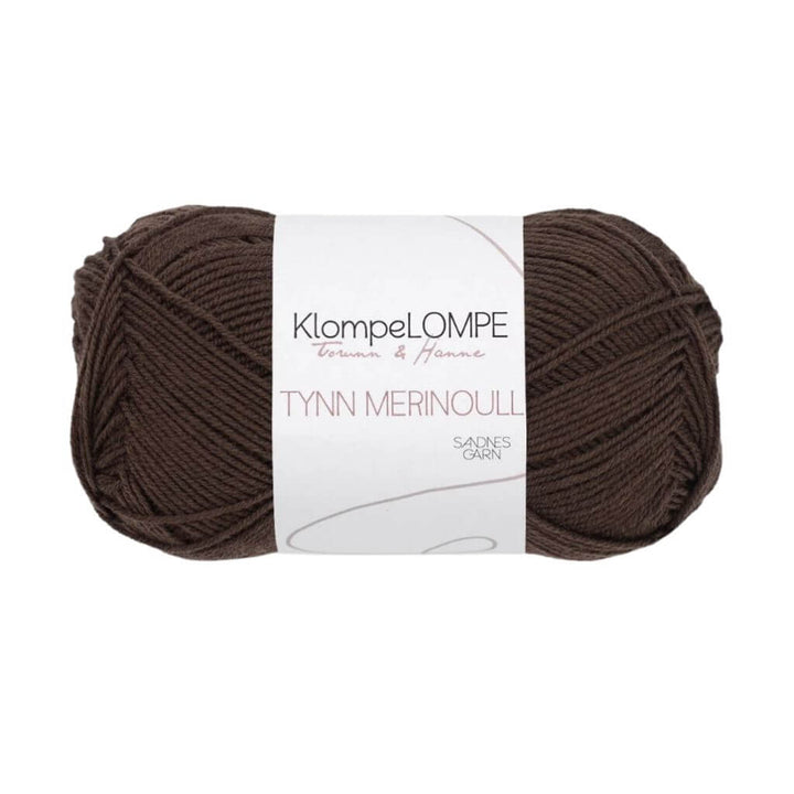 Sandnes Garn KlompeLOMPE Tynn Merinoull, Farbe 3081 Mørk Brun – Merino bei Lieblingsgarn