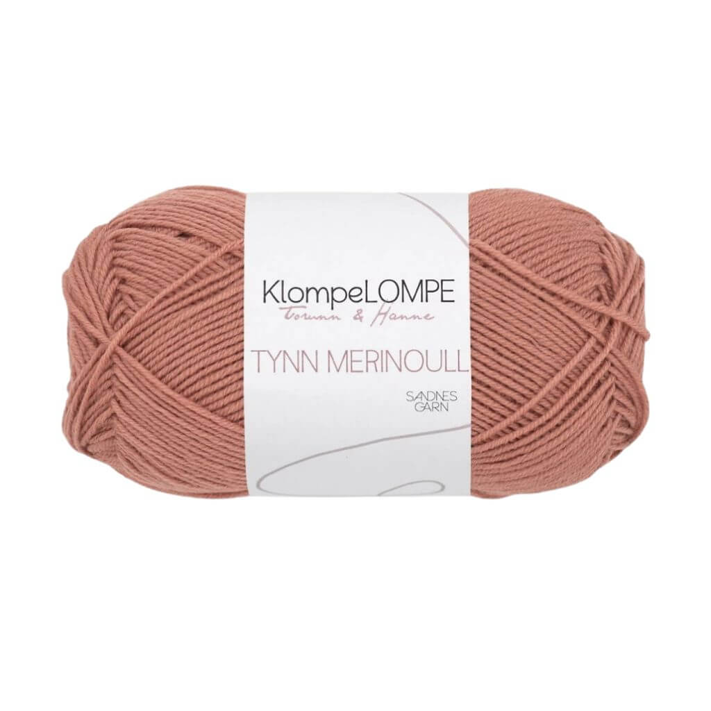 Sandnes Garn KlompeLOMPE Tynn Merinoull, Farbe 3544 Brunrosa – Merino bei Lieblingsgarn