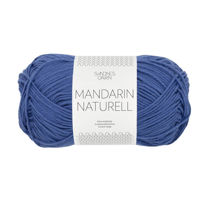 Sandnes Garn Mandarin Naturell - 50g, Farbe 5844 mellombla – Baumwolle bei Lieblingsgarn