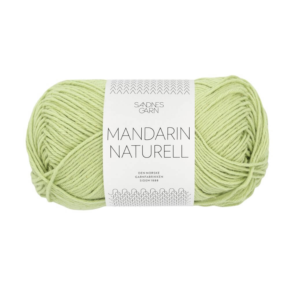 Sandnes Garn Mandarin Naturell - 50g, Farbe 9523 lime punch – Baumwolle bei Lieblingsgarn