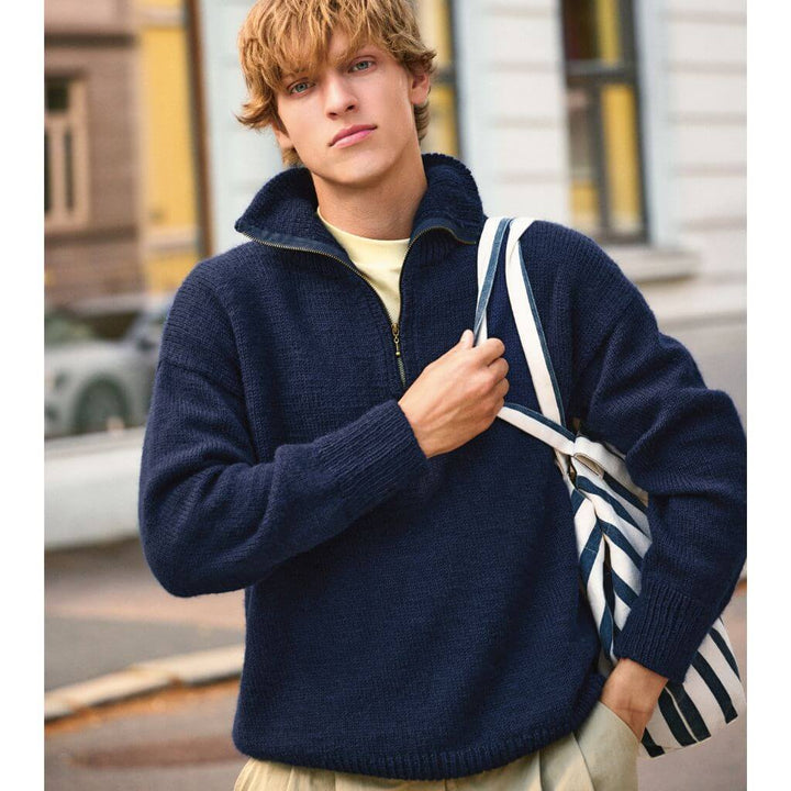 Sandnes Garn Pattern Herren Pullover Matthew Sweater Strickanleitung - Sandnes Garn (Heft) bei bei bei bei Lieblingsgarn