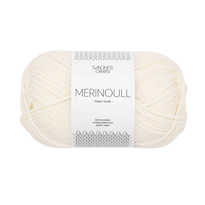 Sandnes Garn Merinoull - 50g, Farbe 1002 Hvit – Merino bei Lieblingsgarn