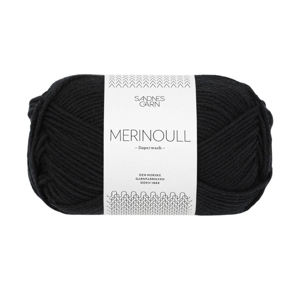 Sandnes Garn Merinoull - 50g, Farbe 1099 Sort – Merino bei Lieblingsgarn