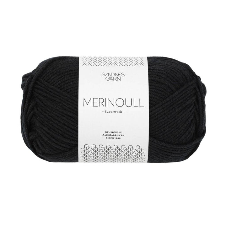 Sandnes Garn Merinoull - 50g, Farbe 1099 Sort – Merino bei Lieblingsgarn