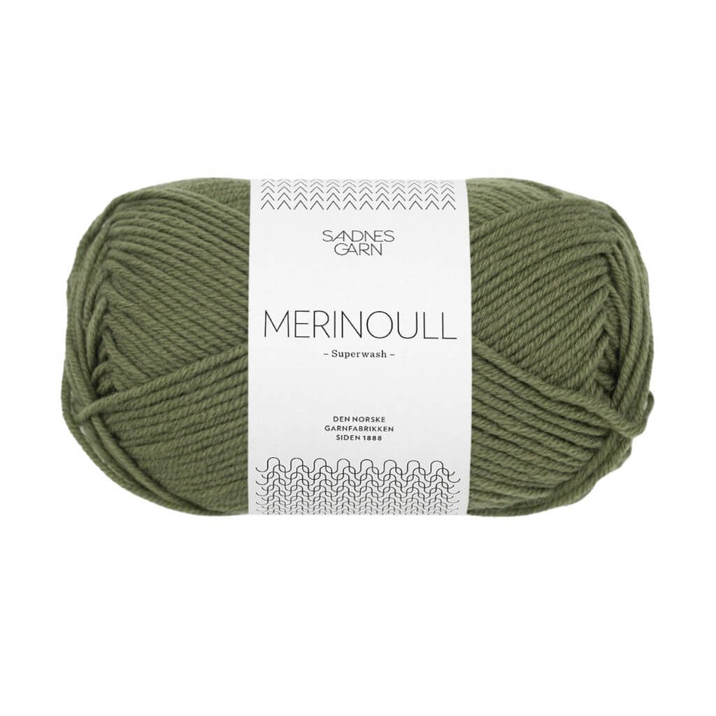 Sandnes Garn Merinoull - 50g, Farbe 9062 Olivengrønn – Merino bei Lieblingsgarn