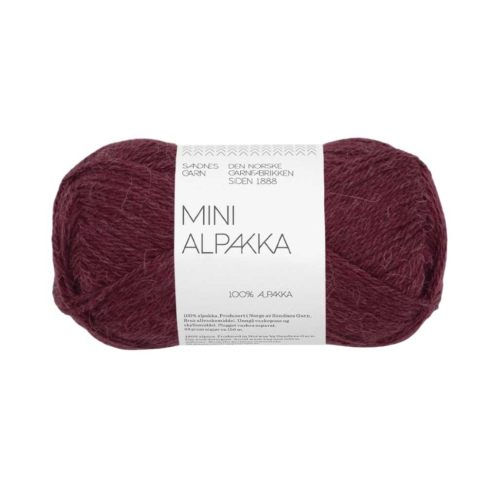 Sandnes Garn Mini Alpakka, Farbe 4372 deep burgundy – Alpaka bei Lieblingsgarn