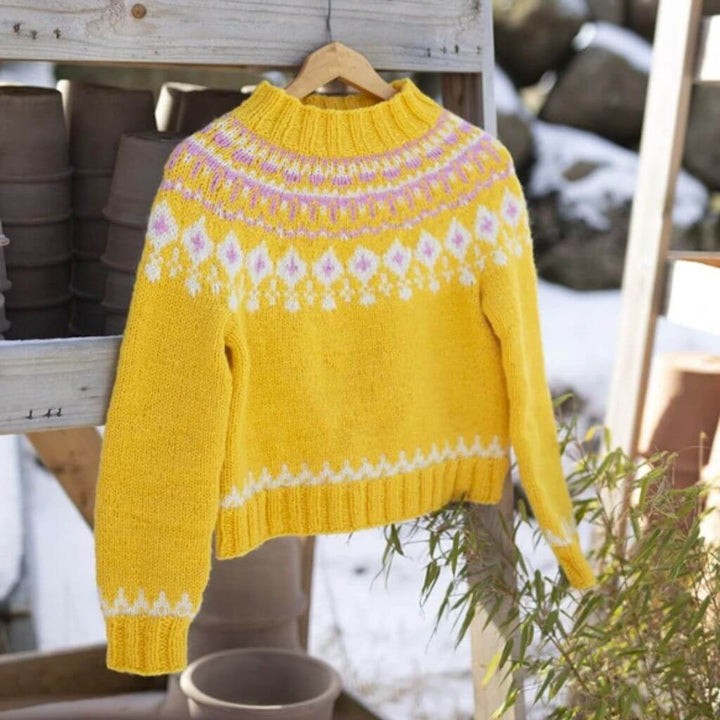 Sandnes Garn Pattern Jacquard Osterpullover Grynet Strickanleitung - Sandnes Garn (PDF) bei bei bei bei Lieblingsgarn