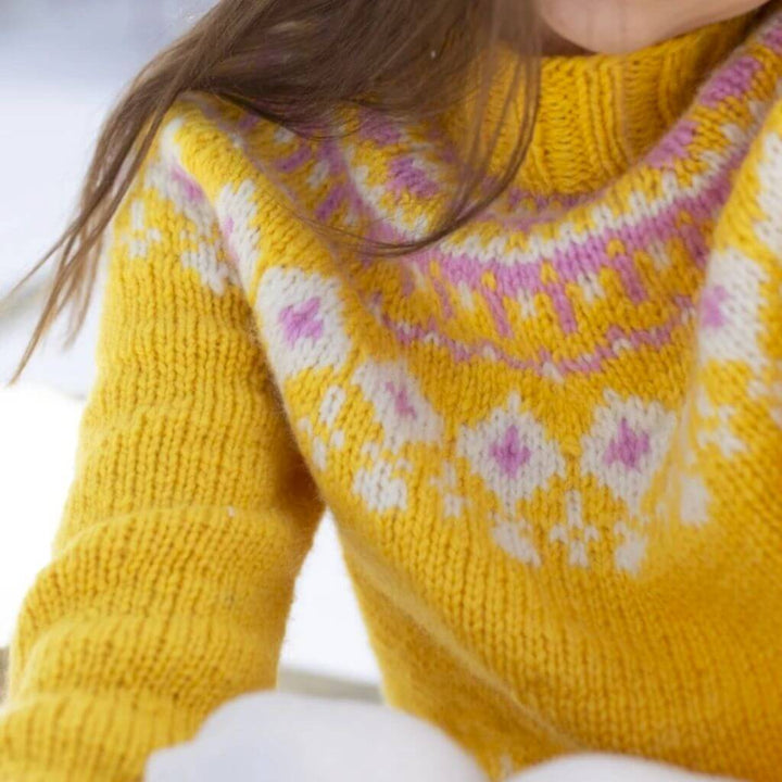 Sandnes Garn Pattern Jacquard Osterpullover Grynet Strickanleitung - Sandnes Garn (PDF) bei bei bei bei Lieblingsgarn