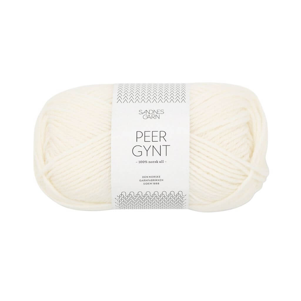 Sandnes Garn 1002 - Hvit Sandnes Garn Peer Gynt 50 g Lieblingsgarn