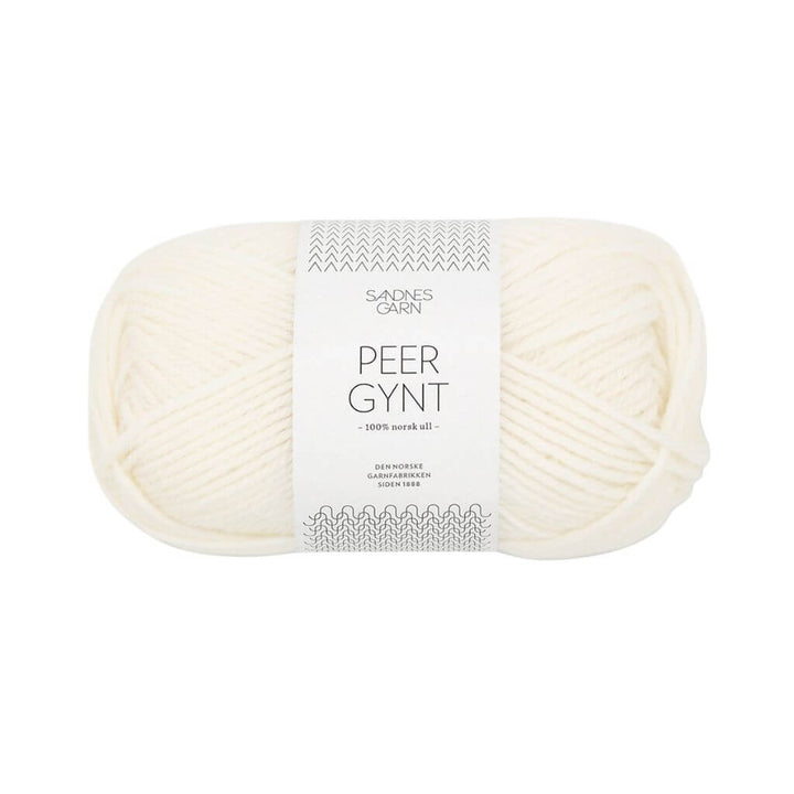 Sandnes Garn 1002 - Hvit Sandnes Garn Peer Gynt 50 g Lieblingsgarn