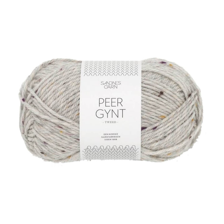 Sandnes Garn 1035 - Lys Gråmelert Løvfall Tweed Sandnes Garn Peer Gynt 50 g Lieblingsgarn