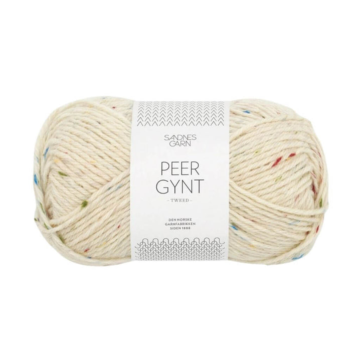 Sandnes Garn 1044 - natur tweed tutti frutti Sandnes Garn Peer Gynt 50 g Lieblingsgarn