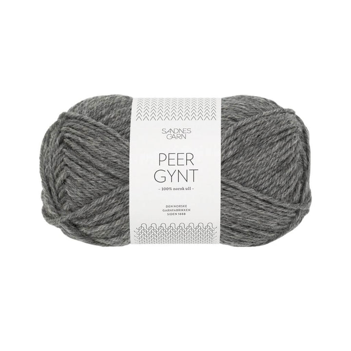 Sandnes Garn 1053 - Mørk Gråmelert Sandnes Garn Peer Gynt 50 g Lieblingsgarn