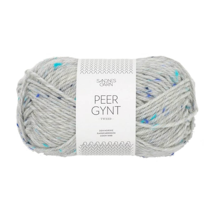 Sandnes Garn 1502 - Lys Gråmelert Blå Tweed Sandnes Garn Peer Gynt 50 g Lieblingsgarn