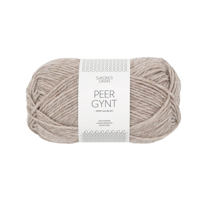 Sandnes Garn 2650 - Gråbeige melert Sandnes Garn Peer Gynt 50 g Lieblingsgarn