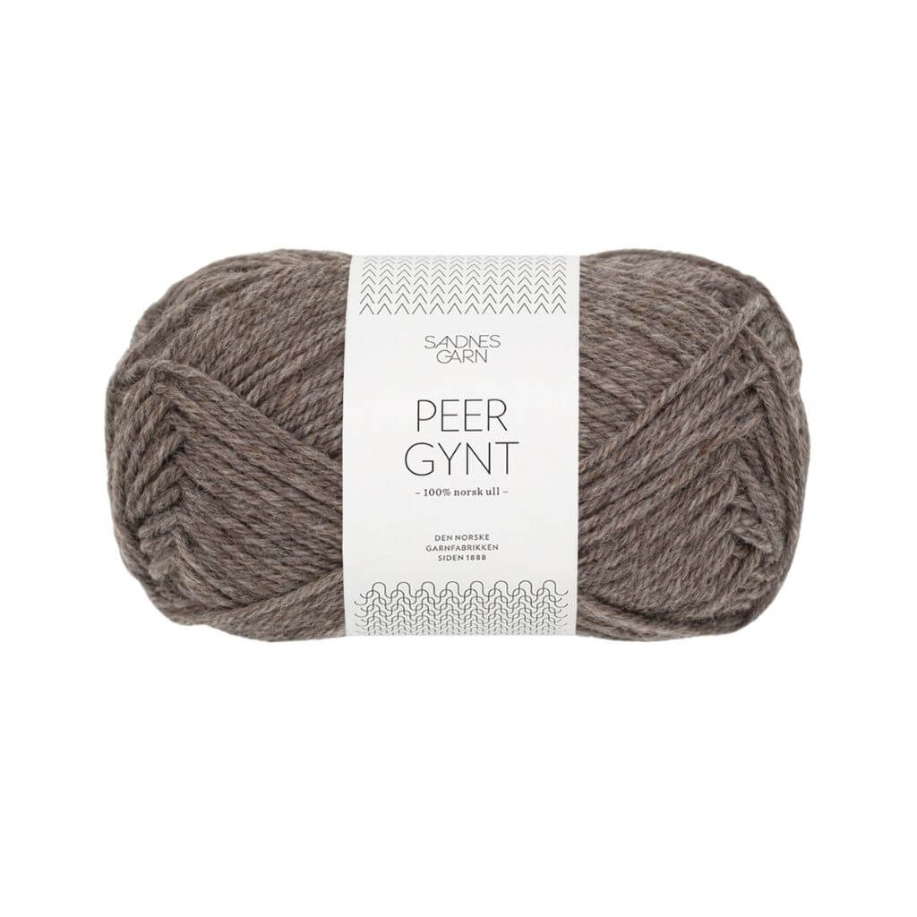 Sandnes Garn 2652 - Mellombrun melert Sandnes Garn Peer Gynt 50 g Lieblingsgarn