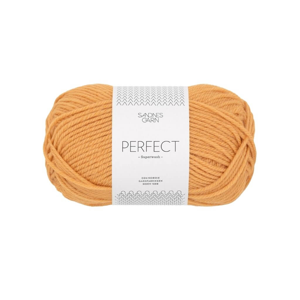 Sandnes Garn Perfect 50g, Farbe 2325 Honning Gul – Schurwolle und Synthetik bei Lieblingsgarn