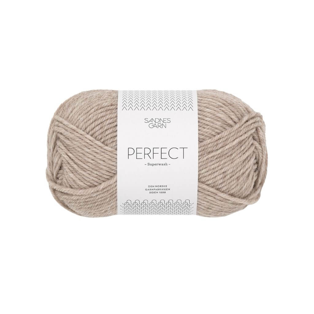 Sandnes Garn Perfect 50g, Farbe 2650 Lys Beigmelert – Schurwolle und Synthetik bei Lieblingsgarn