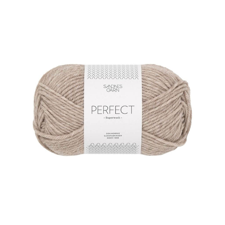 Sandnes Garn Perfect 50g, Farbe 2650 Lys Beigmelert – Schurwolle und Synthetik bei Lieblingsgarn