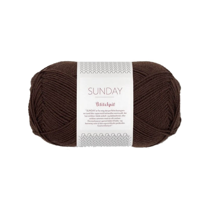Sandnes Garn PetiteKnit Sunday, Farbe 3091 Cacao Nibs – Merino bei Lieblingsgarn