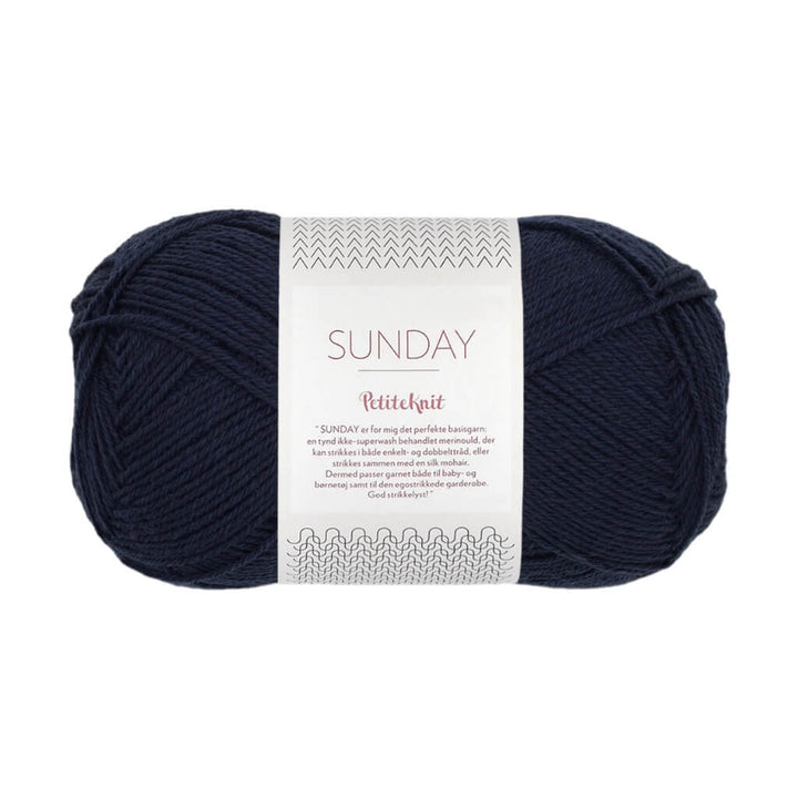 Sandnes Garn PetiteKnit Sunday, Farbe 5591 Night Sky – Merino bei Lieblingsgarn
