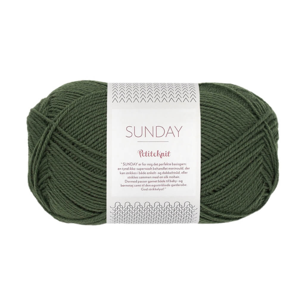 Sandnes Garn PetiteKnit Sunday, Farbe 9581 Pine – Merino bei Lieblingsgarn