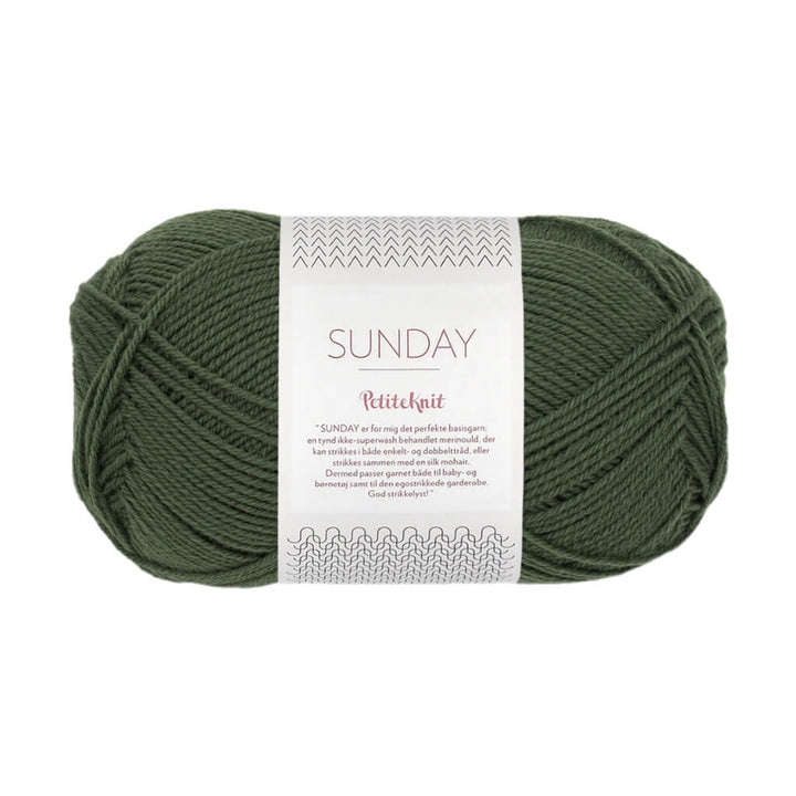 Sandnes Garn PetiteKnit Sunday, Farbe 9581 Pine – Merino bei Lieblingsgarn