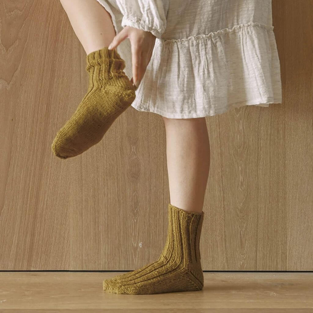 Sandnes Garn Rippen-Socken Toe-Up Strickanleitung - Sandnes Garn (PDF) bei bei bei bei Lieblingsgarn