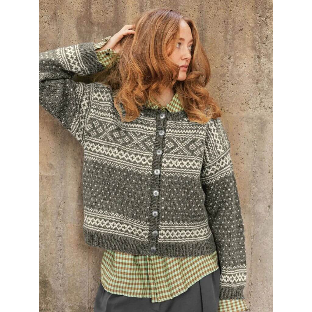 Sandnes Garn Strickjacke Setesdal Damekofte 6b Strickanleitung - Sandnes Garn (Heft) bei bei bei bei Lieblingsgarn