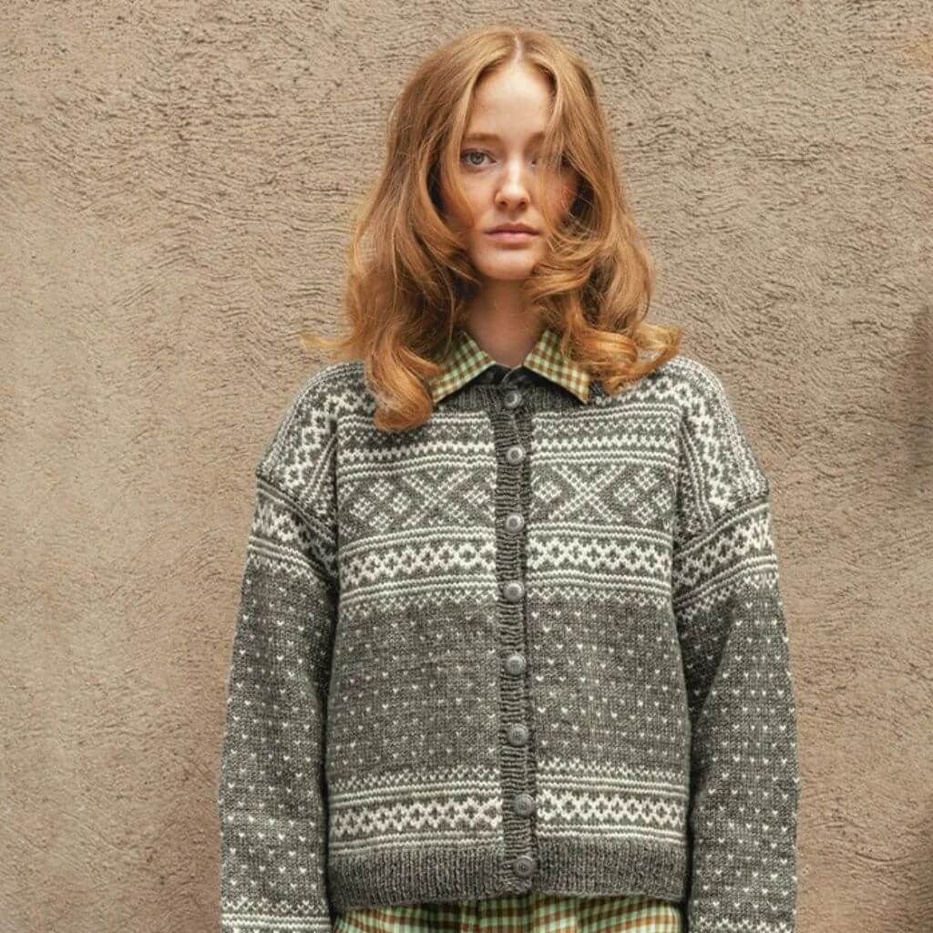 Sandnes Garn Strickjacke Setesdal Damekofte 6b Strickanleitung - Sandnes Garn (Heft) bei bei bei bei Lieblingsgarn
