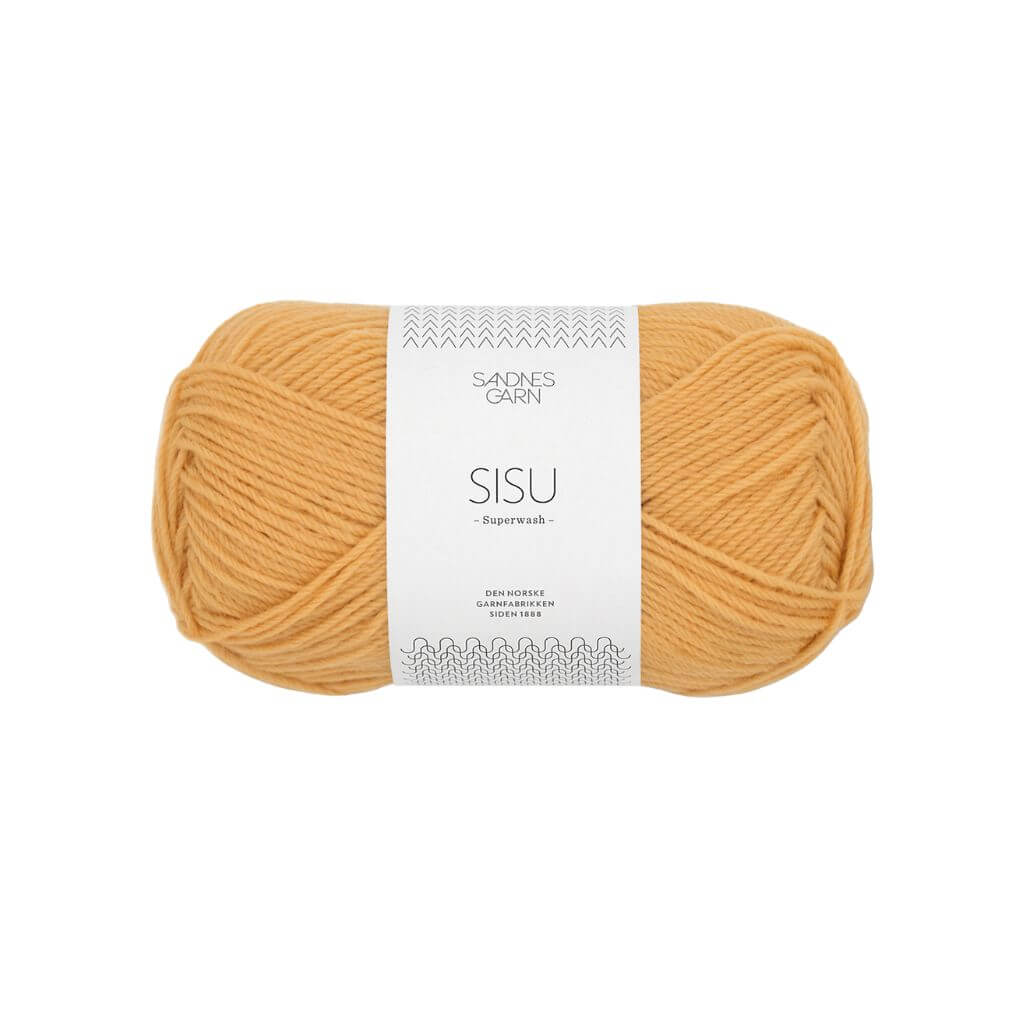 Sandnes Garn Sisu 50 g - Sockenwolle Superwash, Farbe 2325 Honning Gul – Schurwolle und Synthetik bei Lieblingsgarn