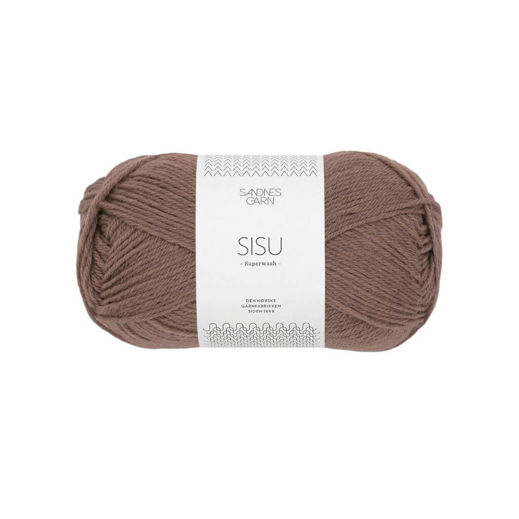 Sandnes Garn Sisu 50 g - Sockenwolle Superwash, Farbe 3161 Mellombrun – Schurwolle und Synthetik bei Lieblingsgarn
