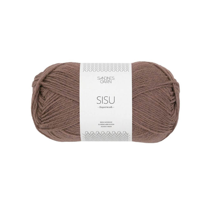 Sandnes Garn Sisu 50 g - Sockenwolle Superwash, Farbe 3161 Mellombrun – Schurwolle und Synthetik bei Lieblingsgarn