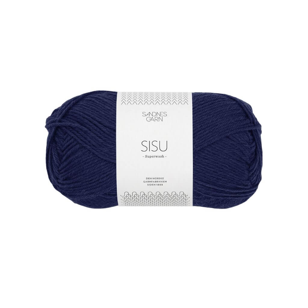 Sandnes Garn Sisu 50 g - Sockenwolle Superwash, Farbe 5575 Marine – Schurwolle und Synthetik bei Lieblingsgarn