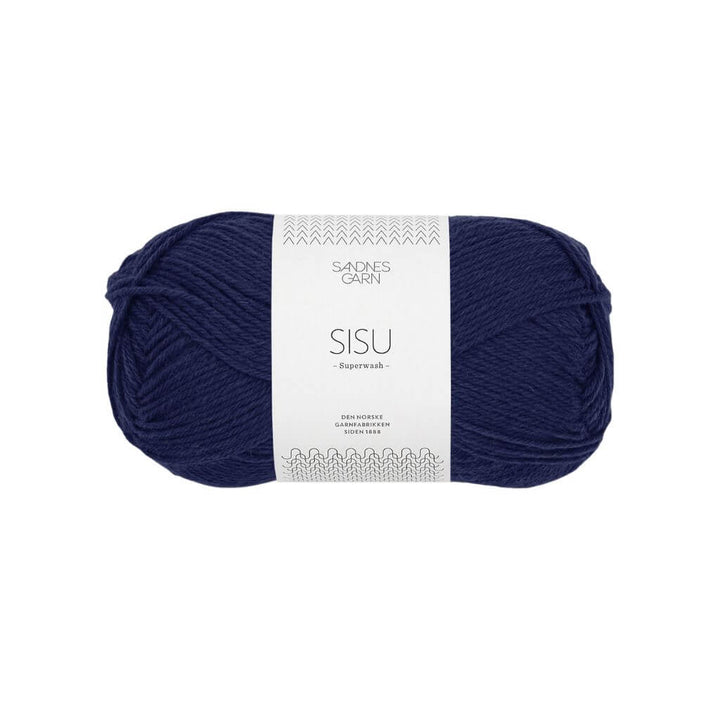 Sandnes Garn Sisu 50 g - Sockenwolle Superwash, Farbe 5575 Marine – Schurwolle und Synthetik bei Lieblingsgarn