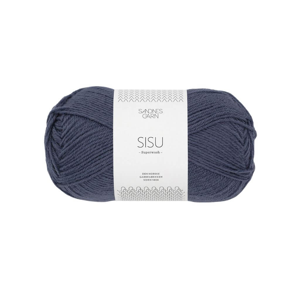 Sandnes Garn Sisu 50 g - Sockenwolle Superwash, Farbe 5962 Gråblå – Schurwolle und Synthetik bei Lieblingsgarn