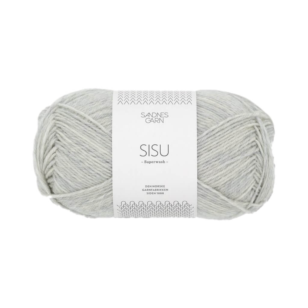 Sandnes Garn Sisu 50 g - Sockenwolle Superwash, Farbe 1032 Lys Gråmel – Schurwolle und Synthetik bei Lieblingsgarn