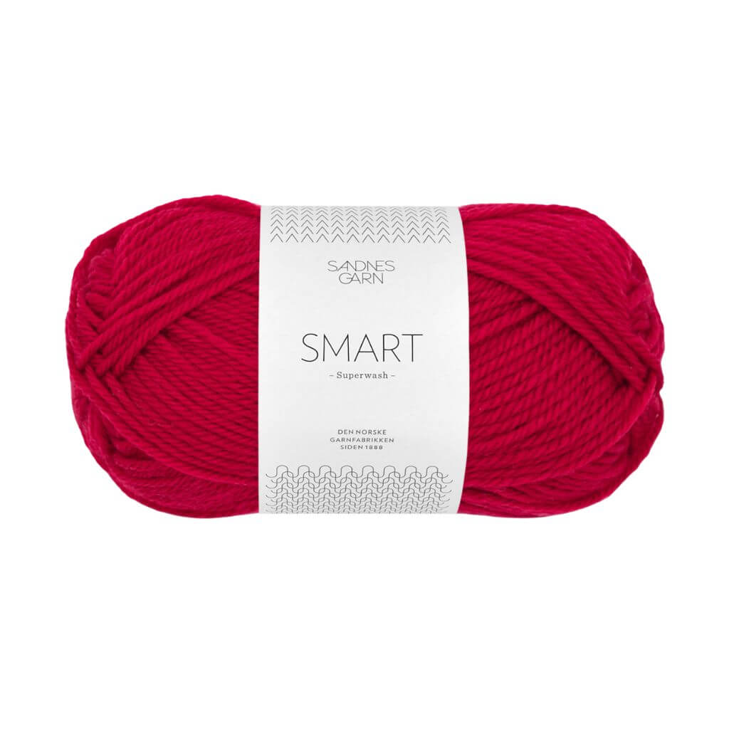 Sandnes Garn Smart, Farbe 4219 Rød – Schurwolle bei Lieblingsgarn
