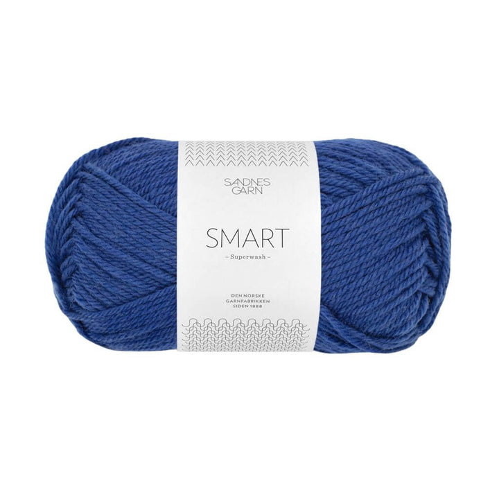 Sandnes Garn Smart, Farbe 5846 Blåviolett – Schurwolle bei Lieblingsgarn