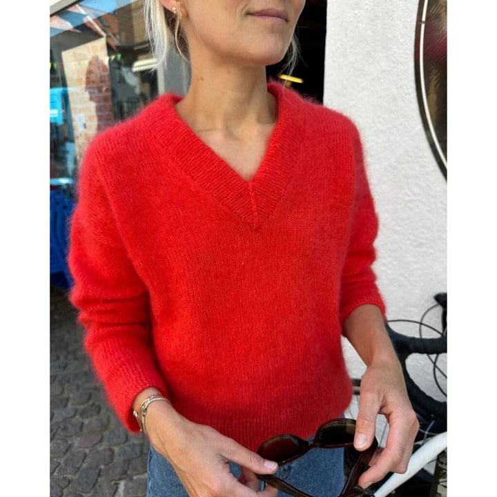 PetiteKnit Pattern Stockholm Sweater V-Ausschnitt Strickanleitung - PetiteKnit (Heft) bei bei bei bei bei bei Lieblingsgarn
