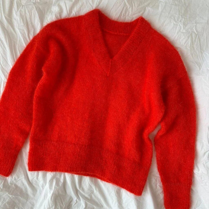 PetiteKnit Pattern Stockholm Sweater V-Ausschnitt Strickanleitung - PetiteKnit (Heft) bei bei bei bei bei bei Lieblingsgarn