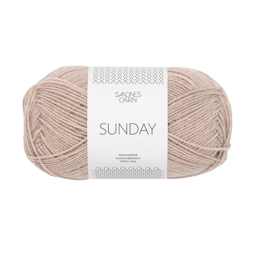 Sandnes Garn 2650 - Beigmelert Sandnes Garn Sunday - 50g Lieblingsgarn