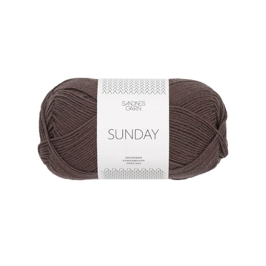 Sandnes Garn 3880 - Mørk Sjokolade Sandnes Garn Sunday - 50g Lieblingsgarn
