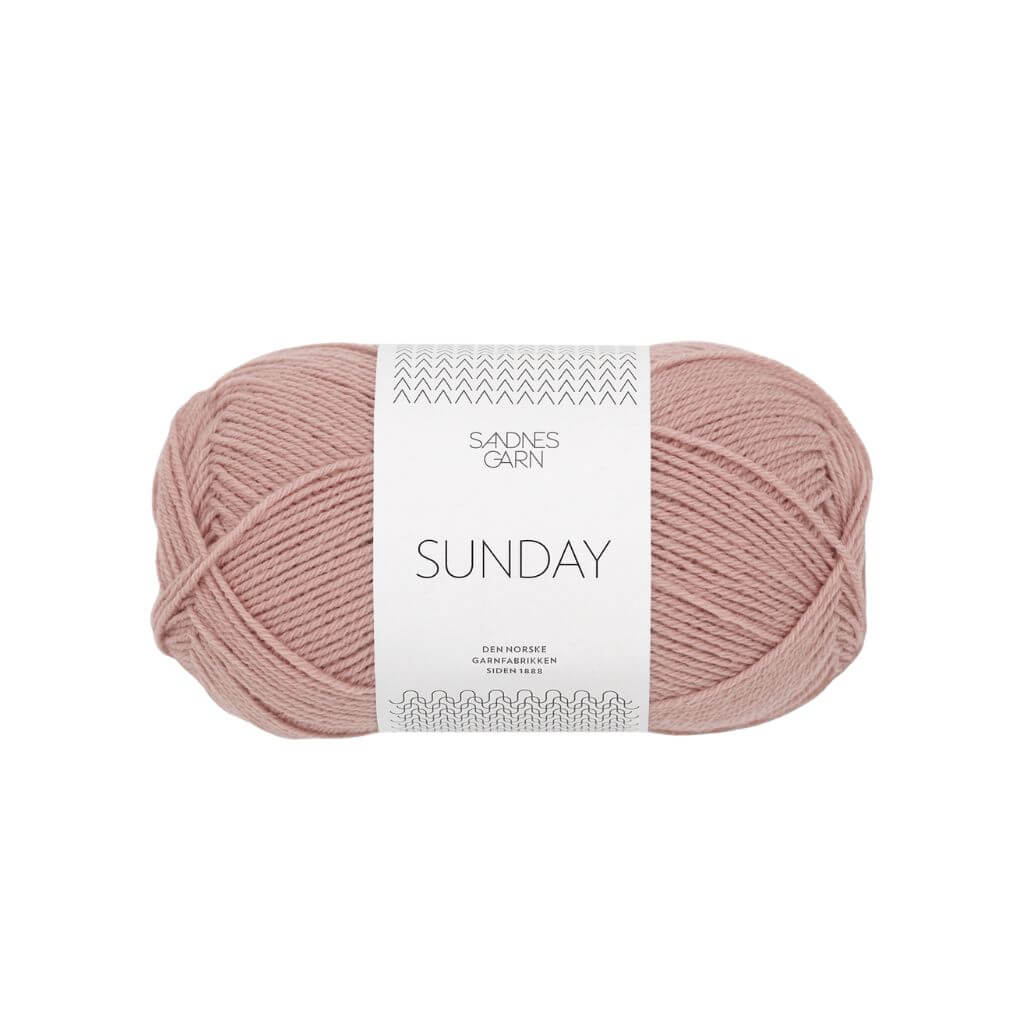 Sandnes Garn 4332 - Støvet Rose Sandnes Garn Sunday - 50g Lieblingsgarn